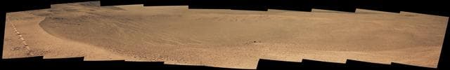 NASA image: Mars Rover Opportunity's View of 'Orion Crater'