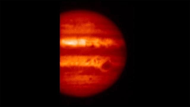 Rotating Jupiter With Great Red Spot, January 2017