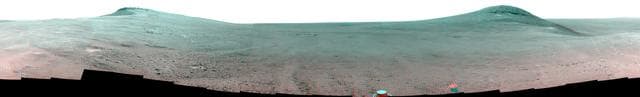 NASA image: Panorama Above 'Perseverance Valley' on Mars (Stereo)