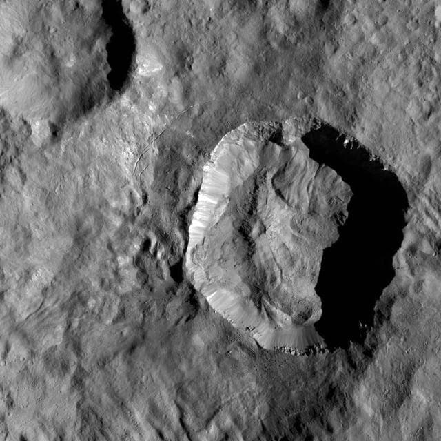 NASA image: Juling Crater