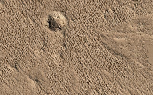 NASA image: Decoding a Geological Message