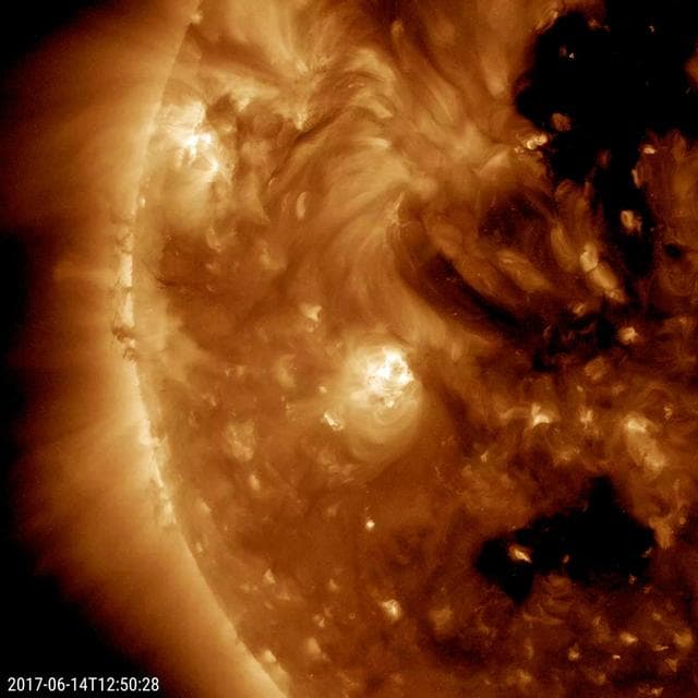 NASA image: Twisting Plasma Interactions