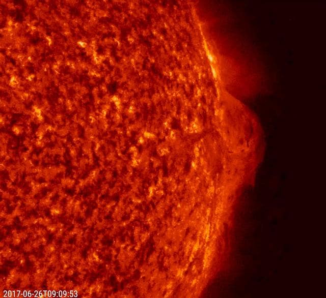NASA image: Streaming Prominence