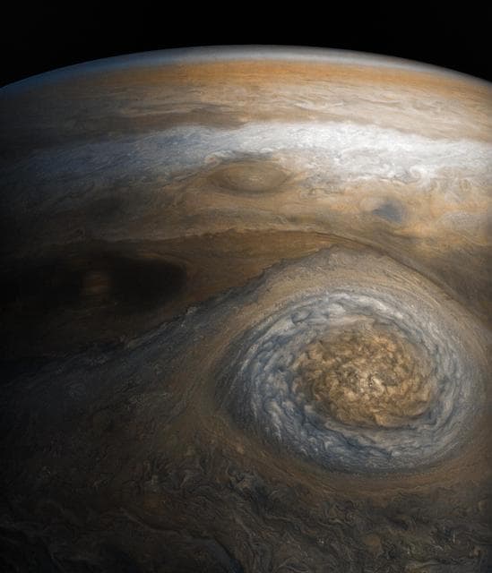 NASA image: Jupiter Storm of the High North