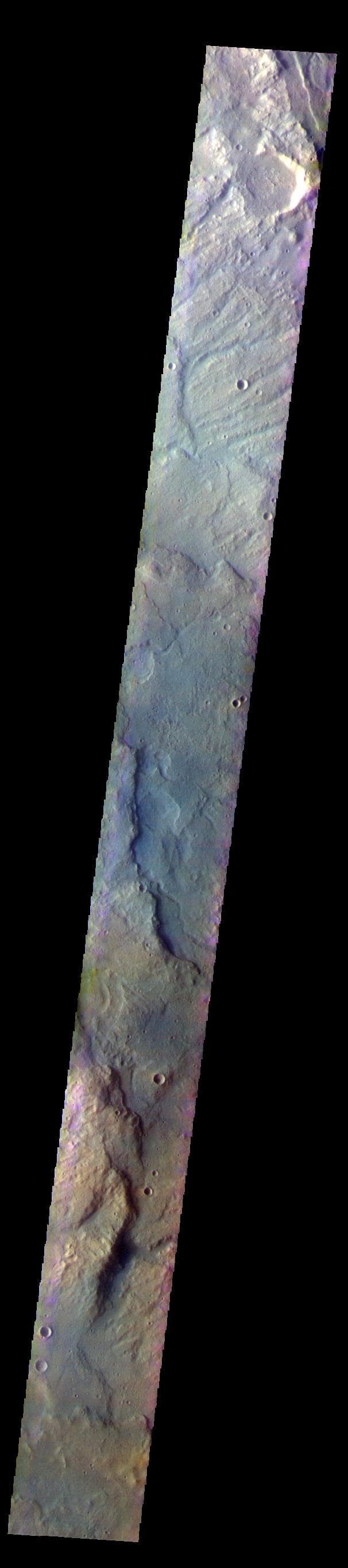 NASA image: Terra Sirenum - False Color