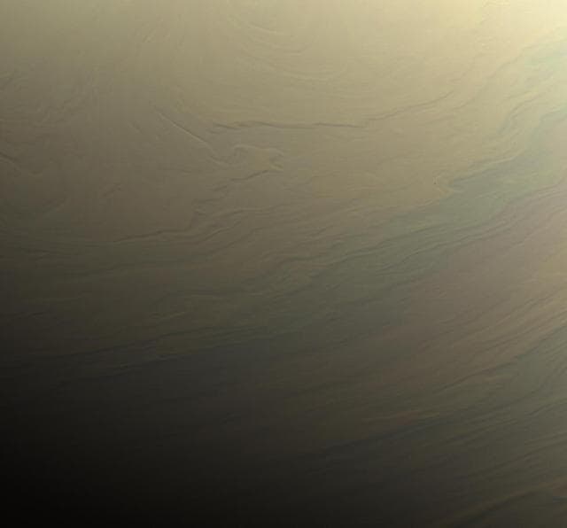 NASA image: Dreamy Swirls on Saturn
