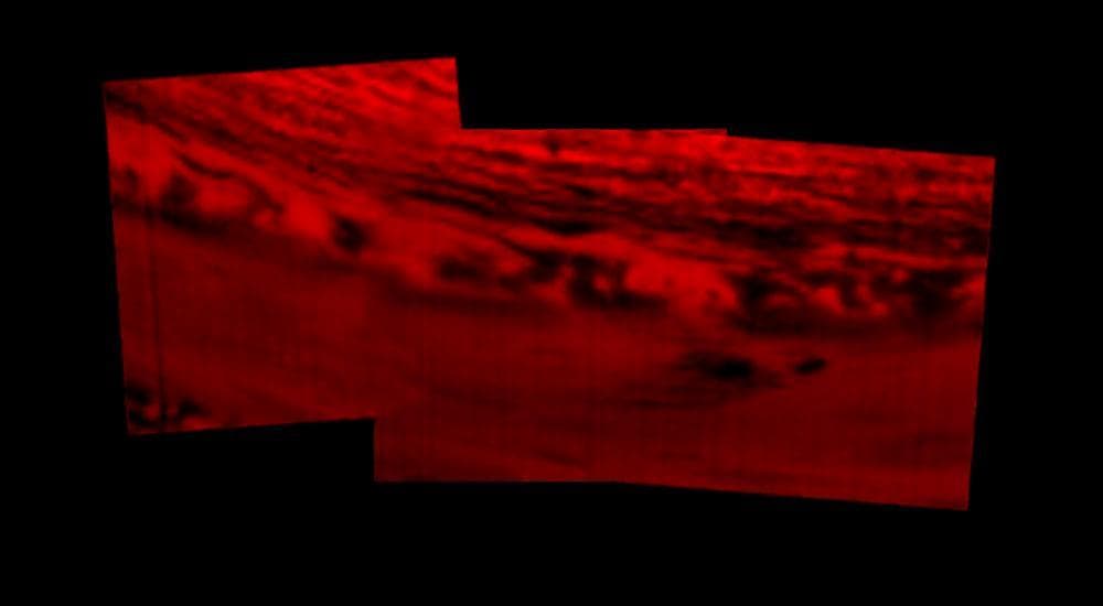 NASA image: Impact Site: Infrared Image