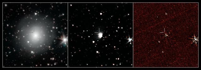 NASA image: Spitzer Observes Neutron Star Collision