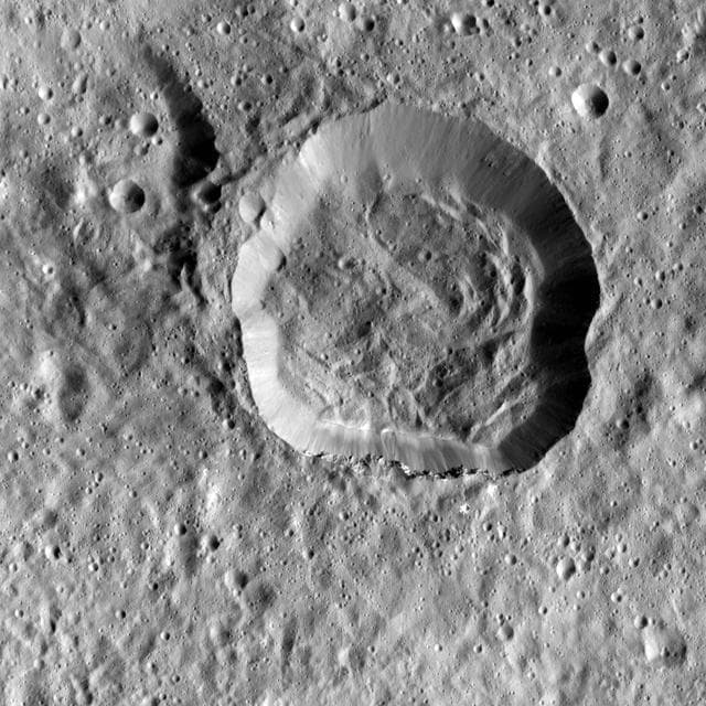 NASA image: Emesh Crater on Ceres