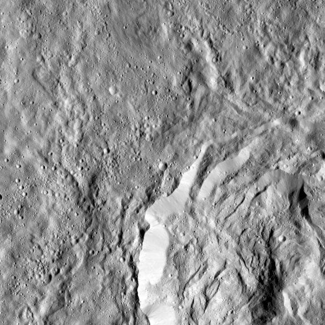 NASA image: Kokopelli Crater on Ceres