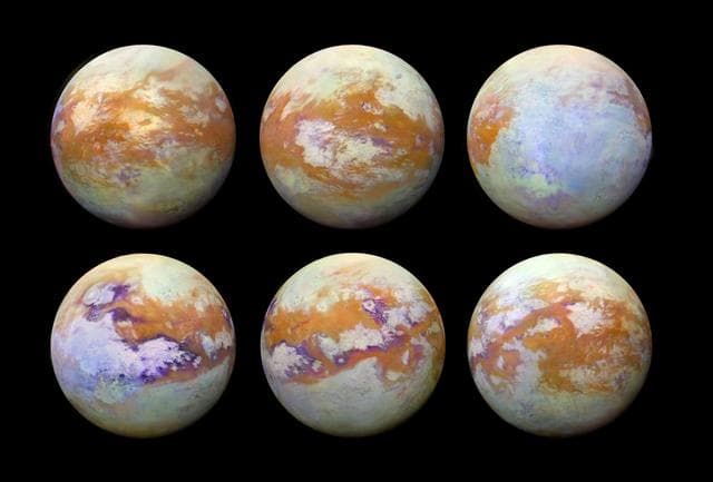 NASA image: Seeing Titan with Infrared Eyes