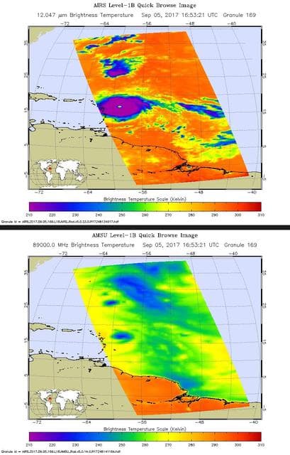New NASA Infrared Image of Irma Shows an Angry Eye