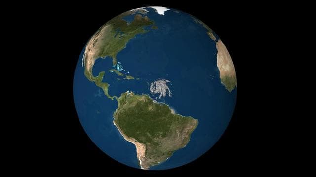 NASA image: Taking a 3-D Slice of Hurricane Maria's Cloud Structure