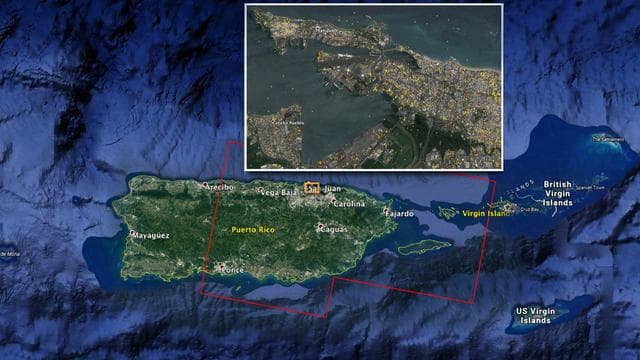NASA image: NASA Damage Map Aids FEMA's Hurricane Maria Rescue Operation in Puerto Rico