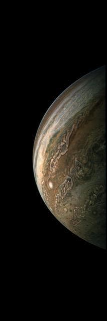 NASA image: Falling Away from Jupiter