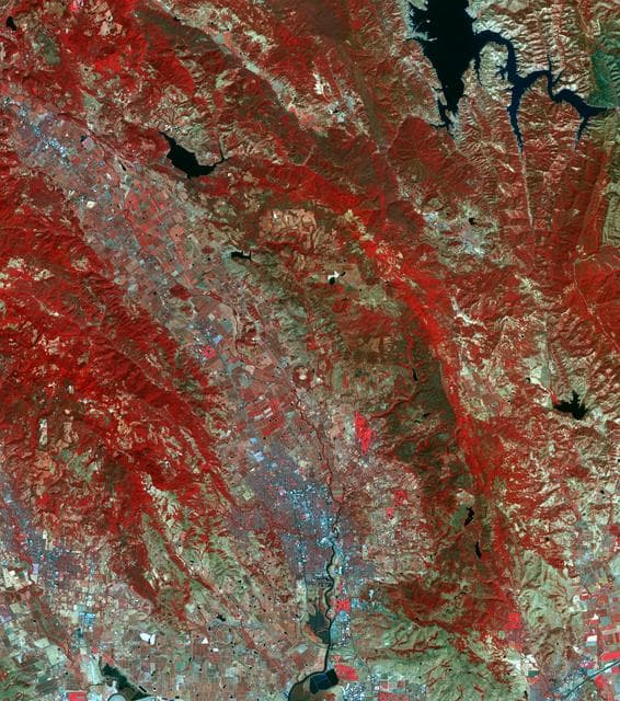 NASA image: Northern California Fires