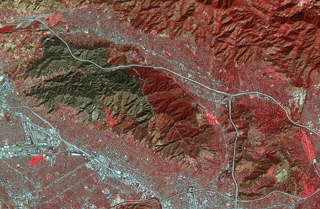 NASA image: Scar from One of Los Angeles' Biggest Wildfires Imaged by NASA Satellite
