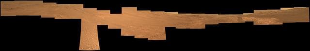 NASA image: View From Within 'Perseverance Valley' on Mars