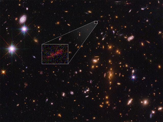 NASA's Hubble Spots Embryonic Galaxy SPT0615-JD