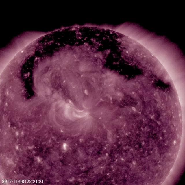 NASA image: Coronal Hole All Spread Out