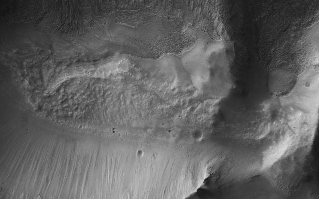 NASA image: A Collapsed Crater Rim