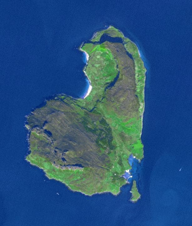 NASA image: Eigg, Scotland