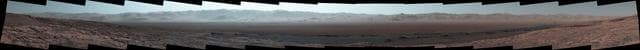 NASA image: Wide-Angle Panorama from Ridge in Mars' Gale Crater