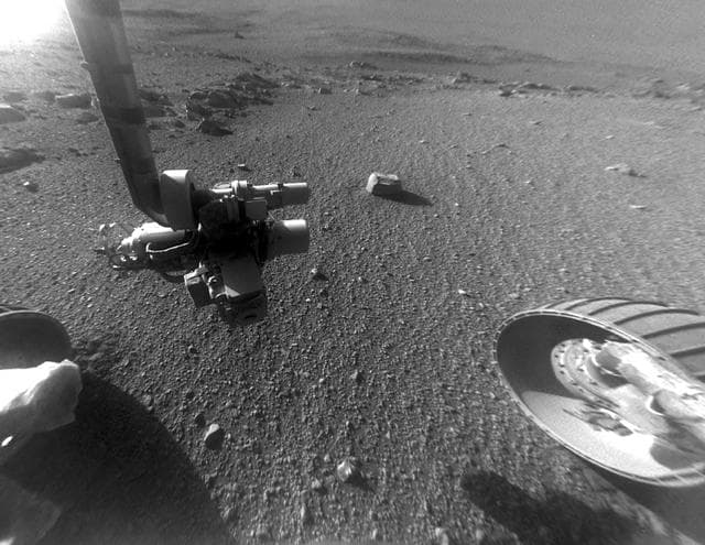 Opportunity Rover Views Ground Texture 'Perseverance Valley'