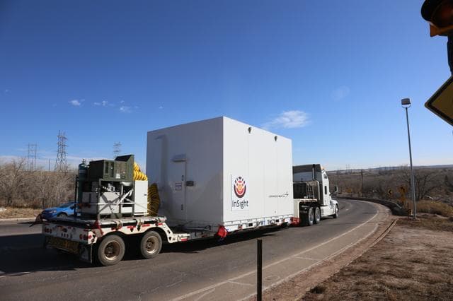 Shipping InSight Mars Spacecraft to Buckley Air Force Base