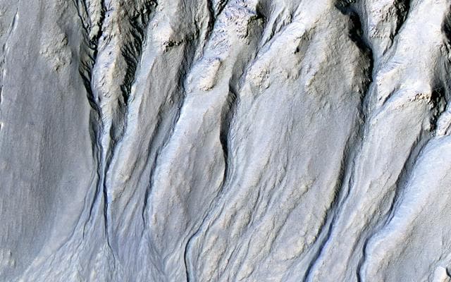 NASA image: Gullies and Voids