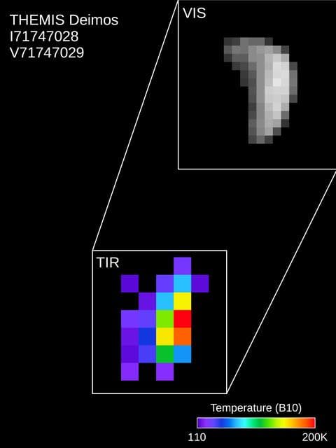 NASA image: Mars Odyssey Observes Deimos