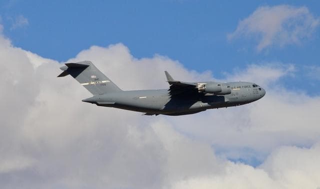 NASA image: C-17 Shipping InSight Mars Spacecraft to Vandenberg Air Force Base