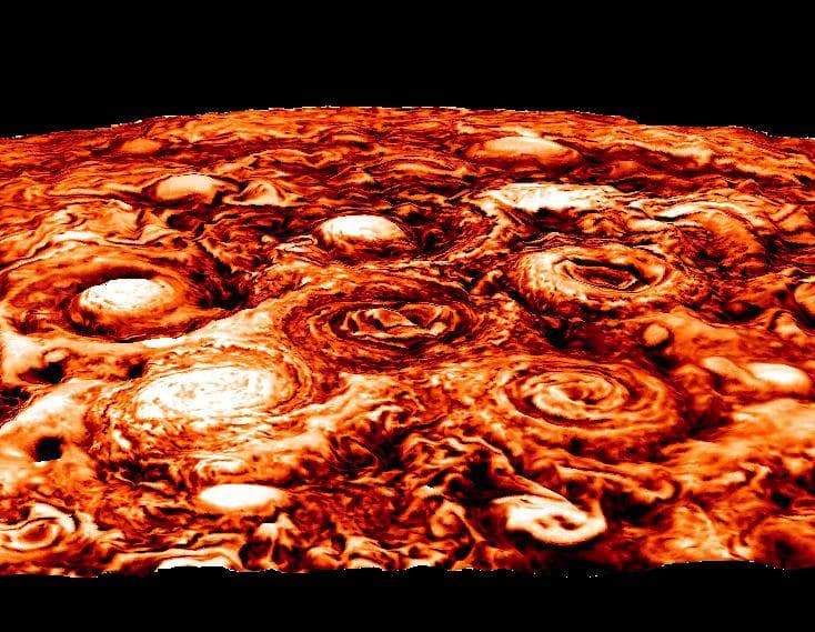 NASA image: Jupiter's Southern Exposure in Infrared