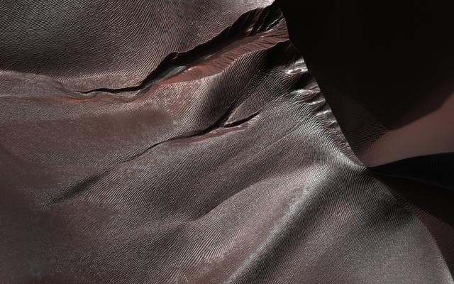 NASA image: Gullies of Matara Crater
