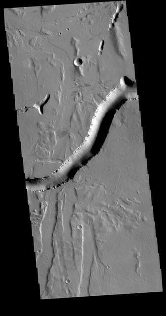 NASA image: Olympica Fossae