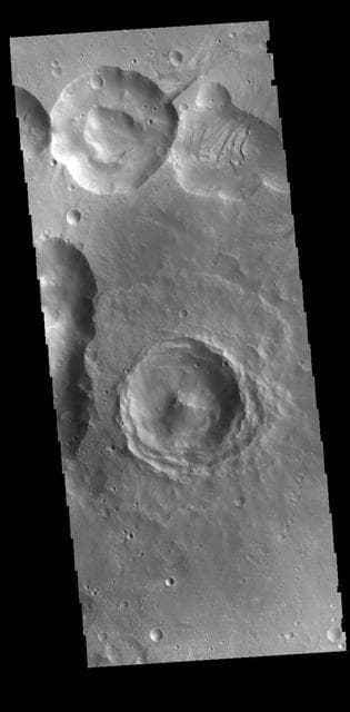 NASA image: Arabia Terra Crater