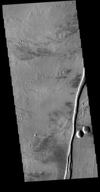 NASA image: Olympica Fossae