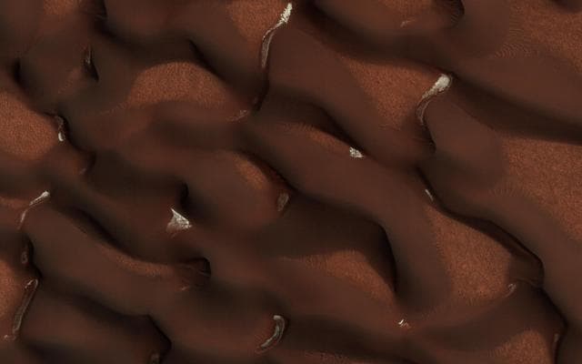 NASA image: Patches of Snow