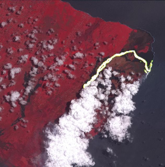 NASA image: Hawaii's Continuing Kilauea Eruption Seen in NASA Spacecraft Image