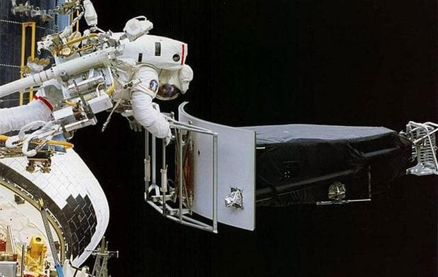 NASA image: Making Room for Hubble's New Camera