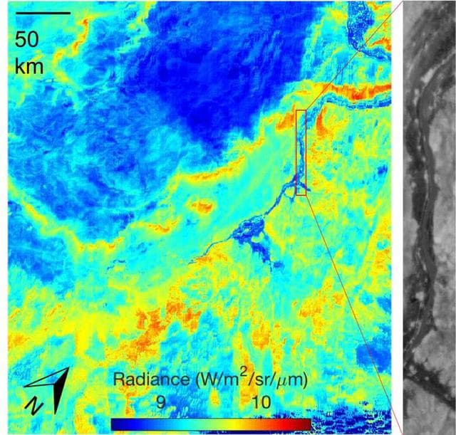 NASA image: NASA's ECOSTRESS First Light Image