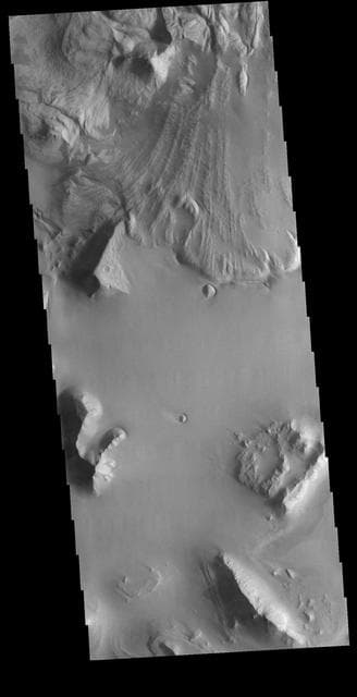 NASA image: Ganges Chasma Landslide