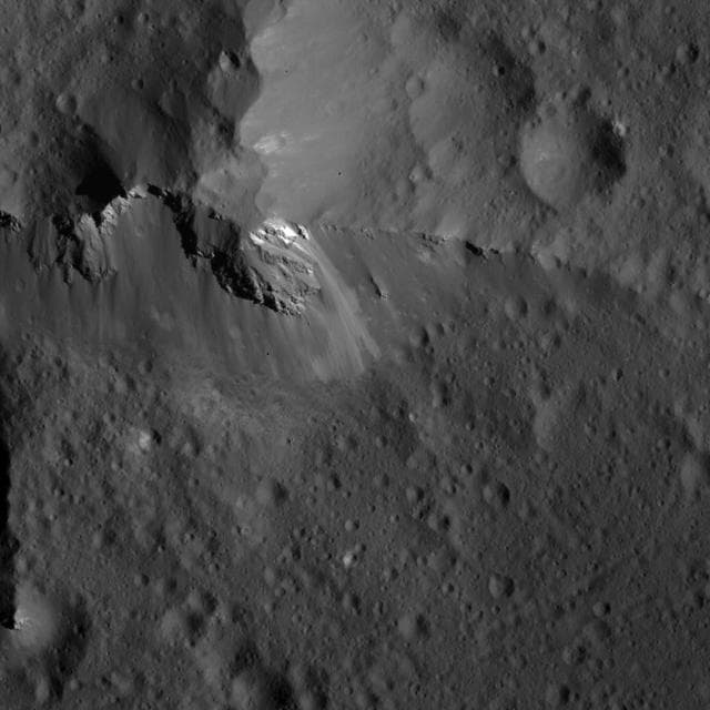 NASA image: Occator Crater Wall