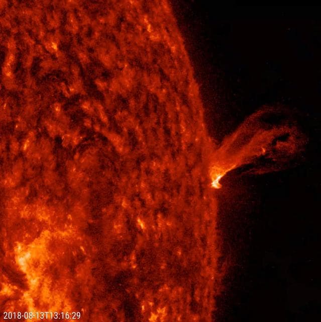 NASA image: Twisting Outburst