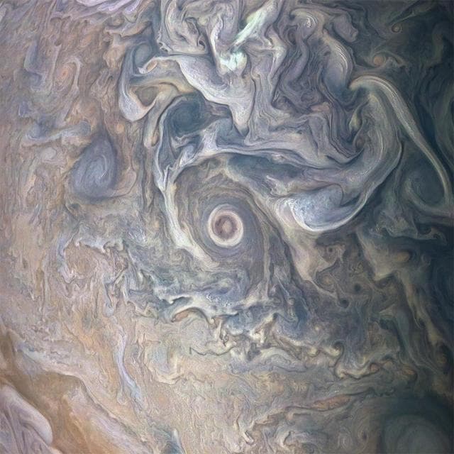 NASA image: Jupiter's Swirling Cloudscape
