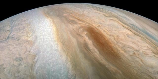NASA image: Juno Captures Elusive 'Brown Barge'