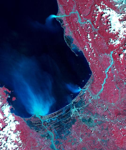 NASA image: NASA's ASTER Instrument Sees Aftermath of Typhoon Mangkhut