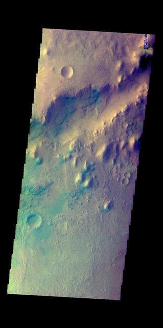 NASA image: Nili Fossae - False Color