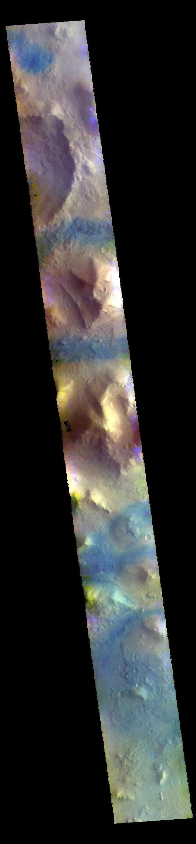 NASA image: Terra Sabaea - False Color