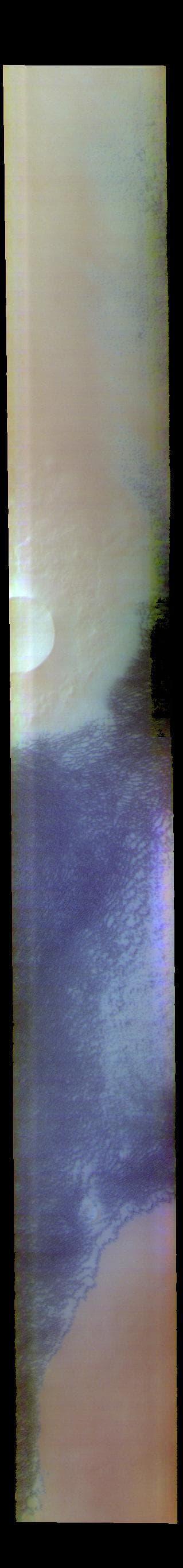 NASA image: Siton Undae - False Color